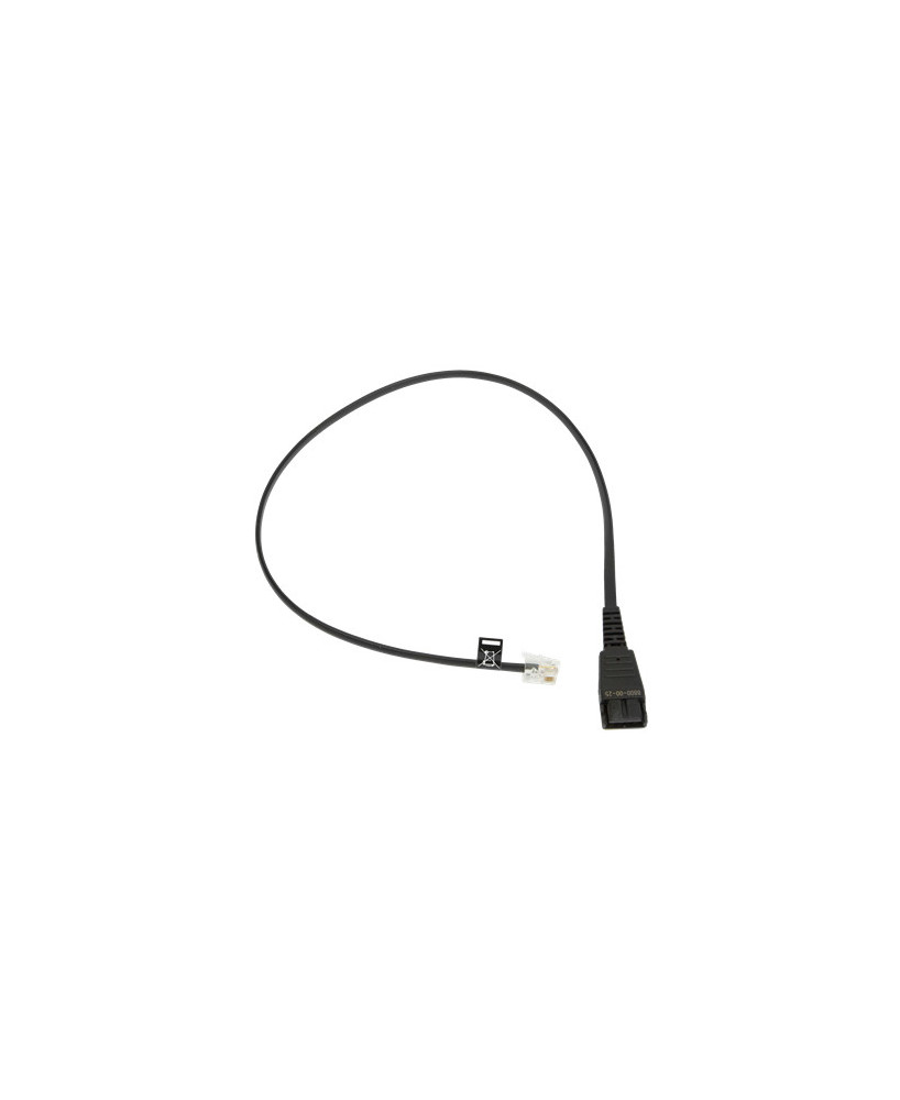 Buy Jabra 0.5M QD to RJ9 Straight Bottom Cord 8800-00-25 for LINK 180