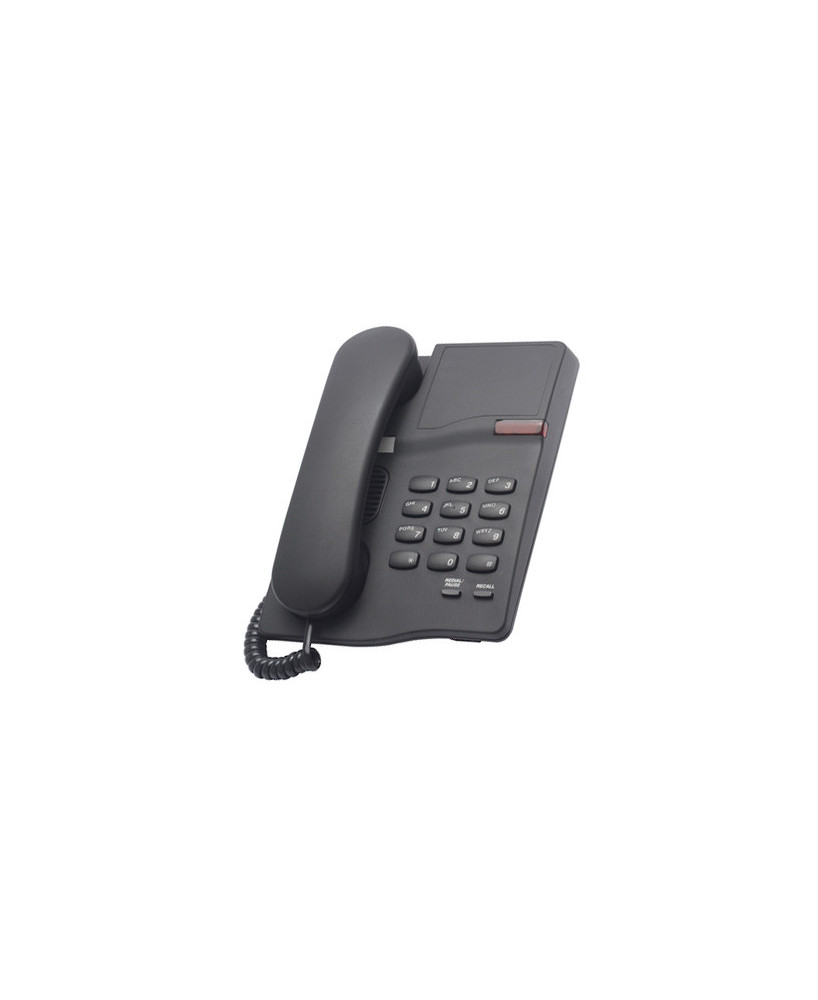 New Interquartz IQ330B Basic Telephone w/ Data Port in Black