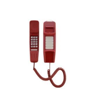 New Interquartz Enterprise IQ50R Slimline Analogue Phone in Red