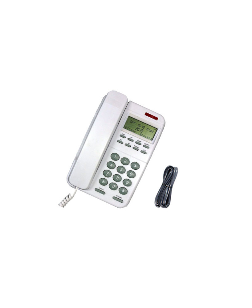 Aristel Pack of 12 CL110 Big Button Caller ID SLT Analogue Phone in White CL110BULK 