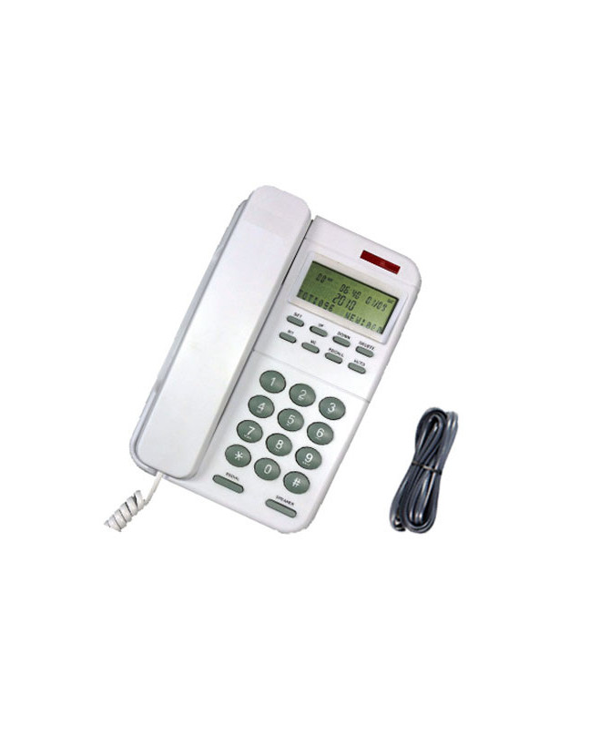 Aristel Pack of 12 CL110 Big Button Caller ID SLT Analogue Phone in White CL110BULK 