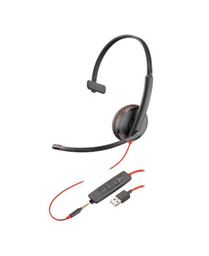 Buy HP Poly Blackwire C3215 Mono UC USB-A Headset 209746-201 / 80S06A6