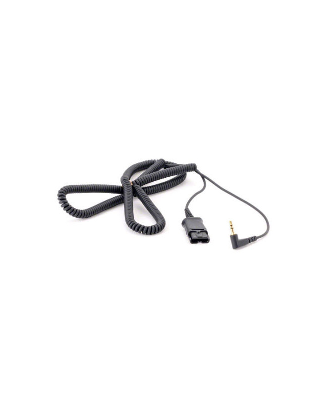 TTS-QD011C P-QD to 2.5mm Coiled 6ft Bottom Lead