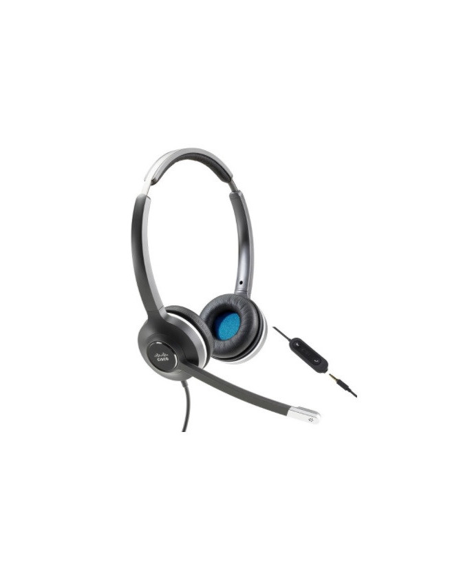 Buy Cisco 522 Wired Stereo Headset with 3.5mm USB Headset Adapter CP-HS-W-522-USB=