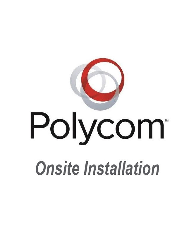 Polycom Onsite Installation 4870-64910-002 for RealPresence EduCart 500