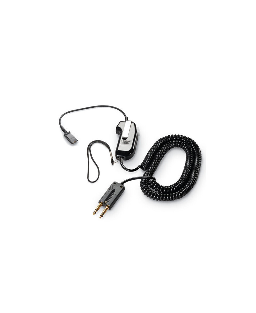 HP Poly/Plantronics SHS 1890-15 PTT (Push-to-Talk) Headset Adapter 60825-315 / 8K7T8AA - 16+ Weeks Lead Time