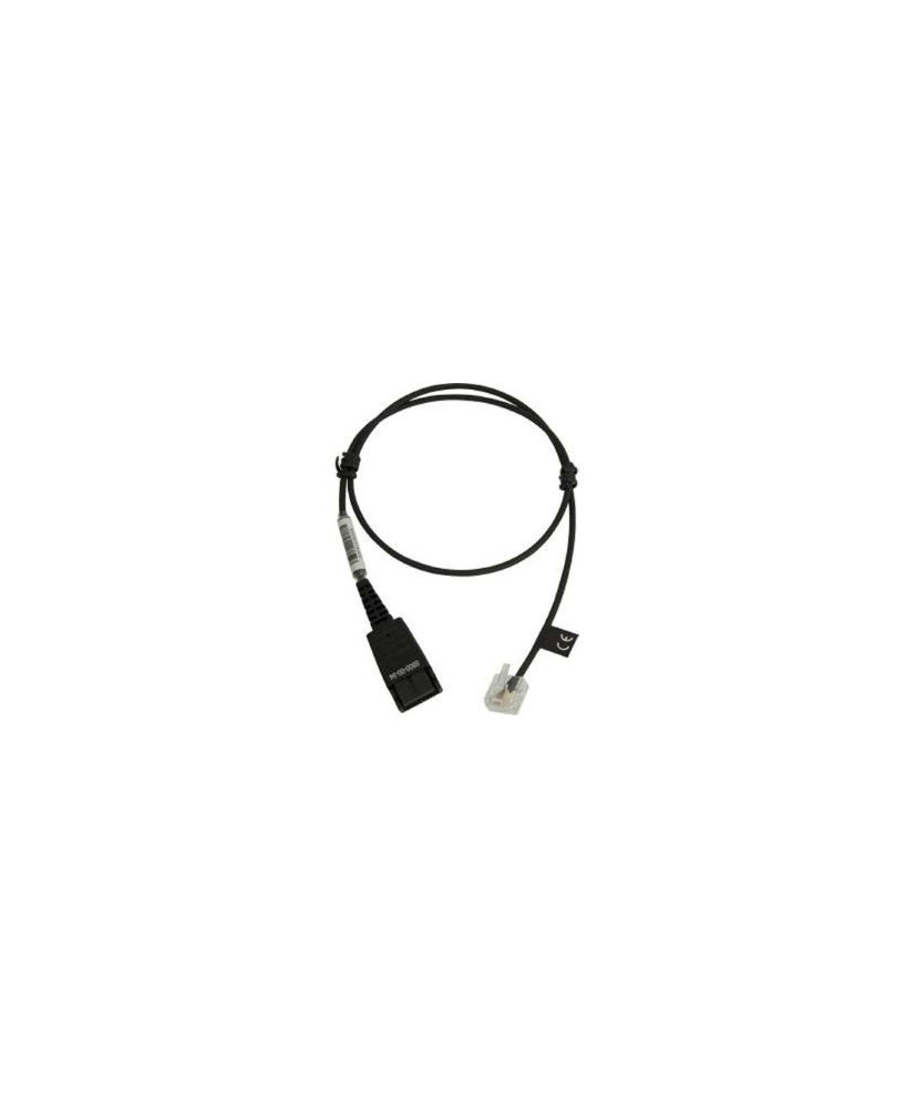 Jabra QD to Modular RJ-45 Straight Cord 8800-00-94 for Siemens Openstage Phone