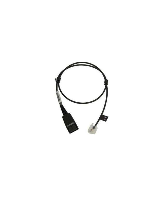 Jabra QD to Modular RJ-45 Straight Cord 8800-00-94 for Siemens Openstage Phone