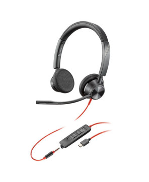 Buy HP Poly/Plantronics Blackwire 3325 USB-C with 3.5mm Wired Stereo Headset 213939-01 / 76J22AA