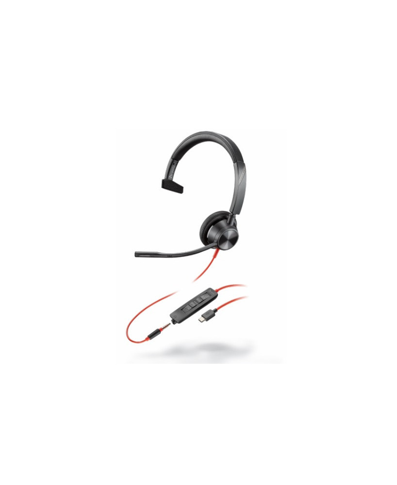 Buy HP Poly Blackwire 3315 Mono Wired Headset with USB-C & 3.5mm Connectivity 213937-01 / 76J14AA