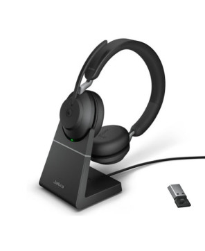 Buy Jabra Evolve2 65 UC Stereo Bluetooth Headset USB-A with Charging Stand 26599-989-989