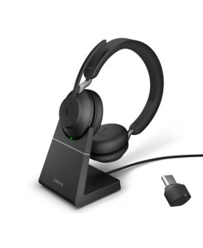 Buy Jabra Evolve2 65 UC Stereo Bluetooth Headset USB-C with Charging Stand 26599-989-889