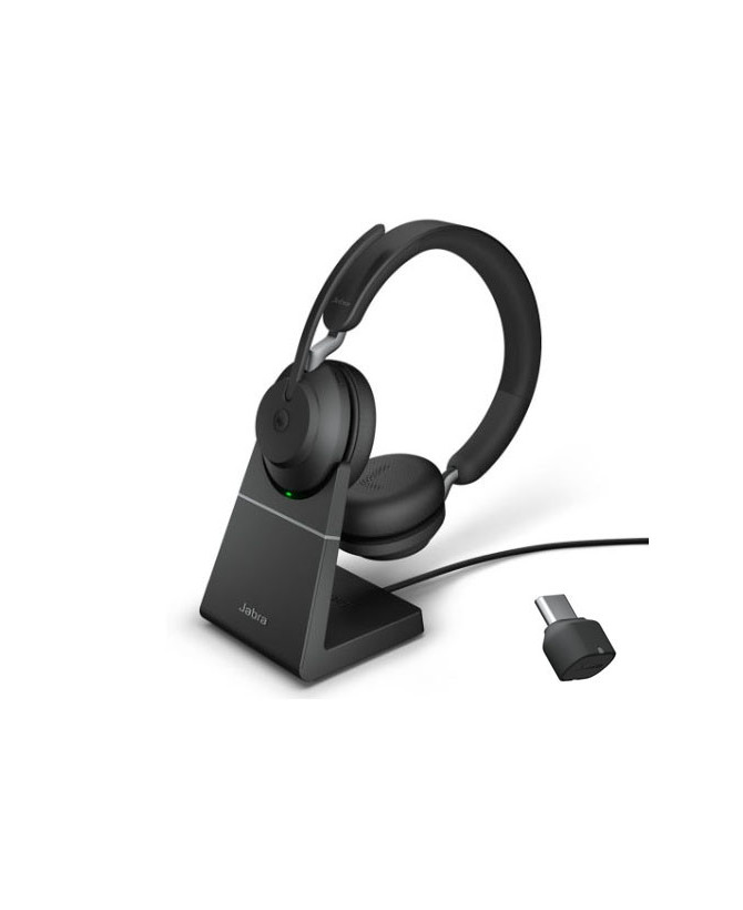 Buy Jabra Evolve2 65 UC Stereo Bluetooth Headset USB-C with Charging Stand 26599-989-889