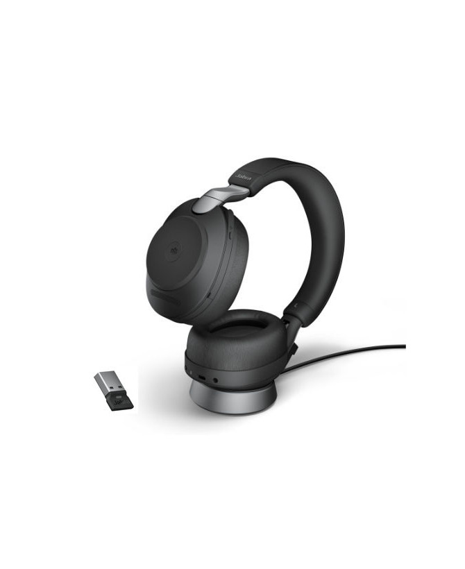 Buy Jabra Evolve2 85 MS Binaural Bluetooth Headset USB-A with Charging Stand 28599-999-989