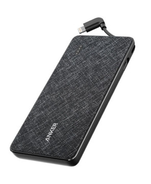 Buy Anker PowerCore 10000mAh Power Bank with Lightning Cable A1222T11 for iPhone, iPad and iPod