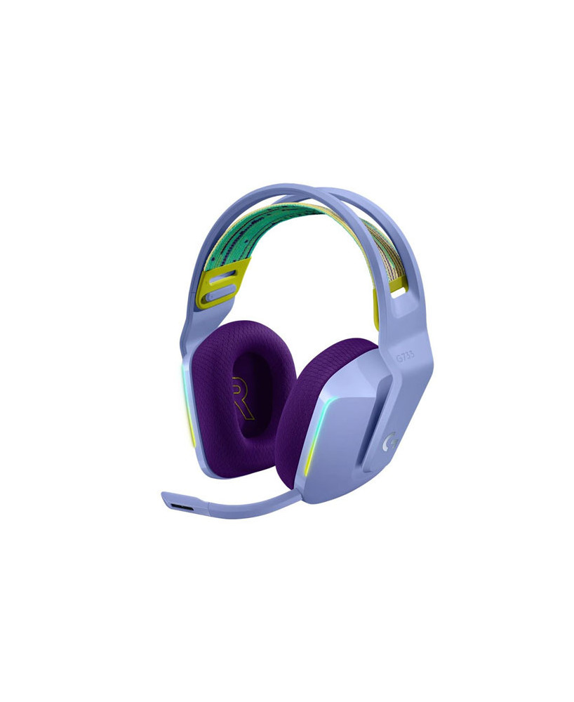 Buy Logitech G733 Lightspeed Wireless RGB Gaming Headset in Lilac 981-000893