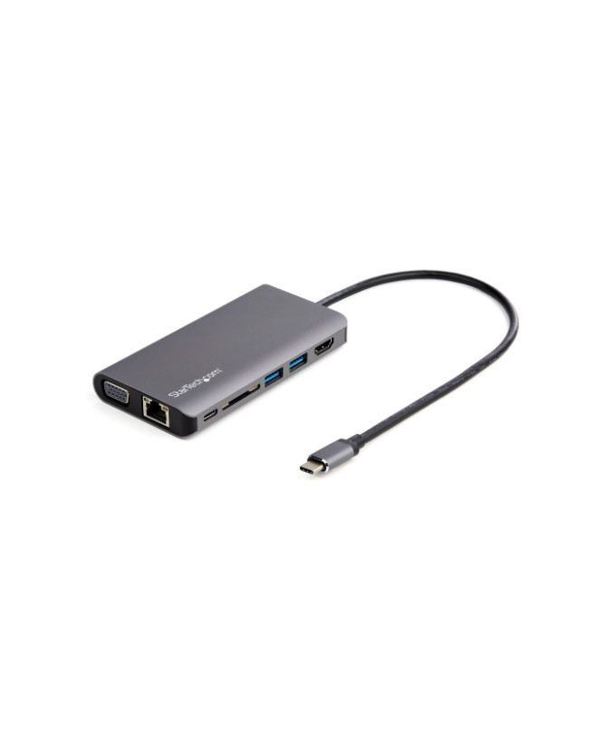 Buy StarTech USB-C Multiport Adapter with HDMI or VGA Attached Cable DKT30CHVAUSP