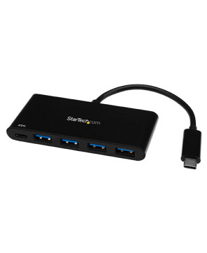 Buy StarTech 4-Port USB-C Hub HB30C4AFPD with Power Delivery - USB-C to 4x USB-A - USB 3.0 Hub