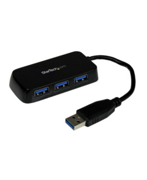 Buy Startech Portable 4 Port SuperSpeed Mini USB 3.0 Hub ST4300MINU3B for PC notebook or Ultrabook Computer