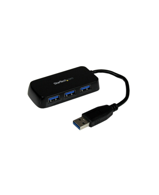 Buy Startech Portable 4 Port SuperSpeed Mini USB 3.0 Hub ST4300MINU3B for PC notebook or Ultrabook Computer