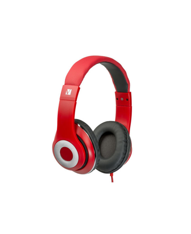 Buy Verbatim Over-Ear Classic Audio Headphones in Red 65067