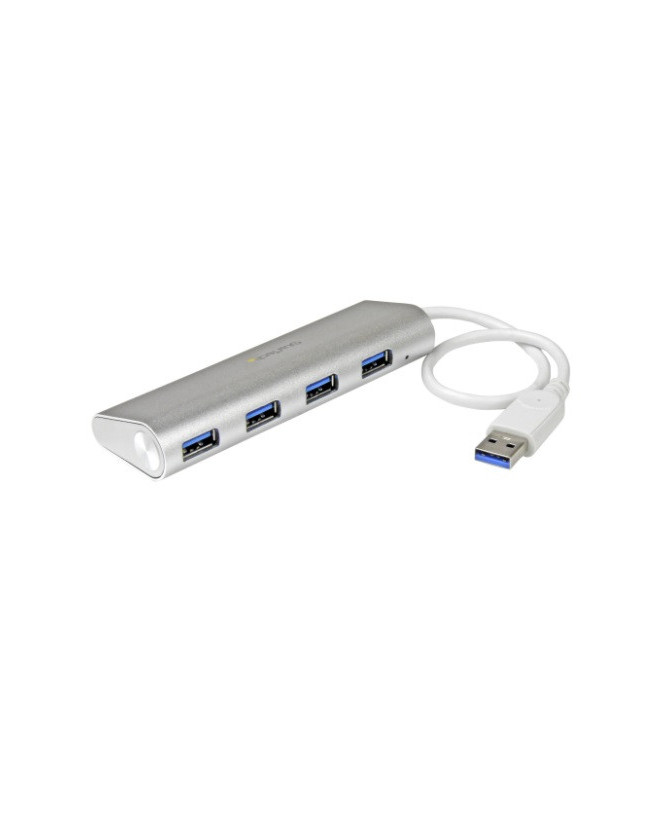 Buy Startech 4-Port Portable USB 3.0 Hub with Built-in Cable ST43004UA for MacBook, Laptop