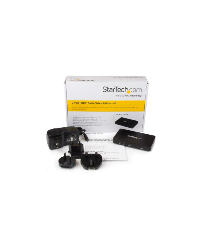 Buy Startech 2-Port Video Splitter ST122HD4K for HDMI Displays, Projectors