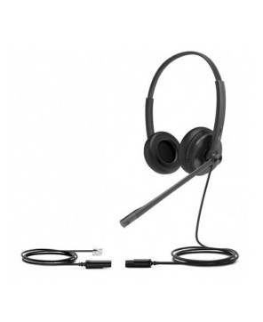 Buy Yealink YHS34 Wideband Noise Cancelling Binaural QD to RJ9 Headset YHS34-D