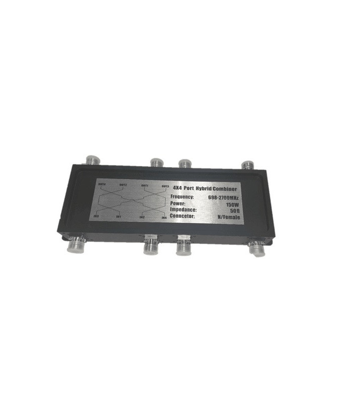 Blackhawk 700-2700MHZ 4×4 Port Hybrid Combiner ACC-BH-00017 / PCM-HY4-7027-N2 for M2M Modems, Mobile Broadband Router