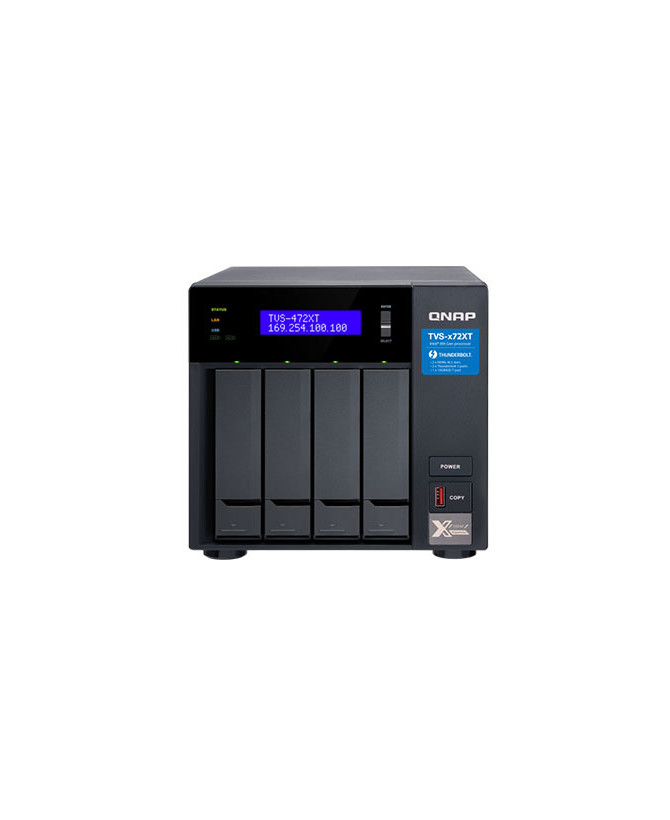 Buy QNAP 4-Bay Intel QC 3.1GHz, 4GB Tower NAS TVS-472XT-I3-4G - No Disk