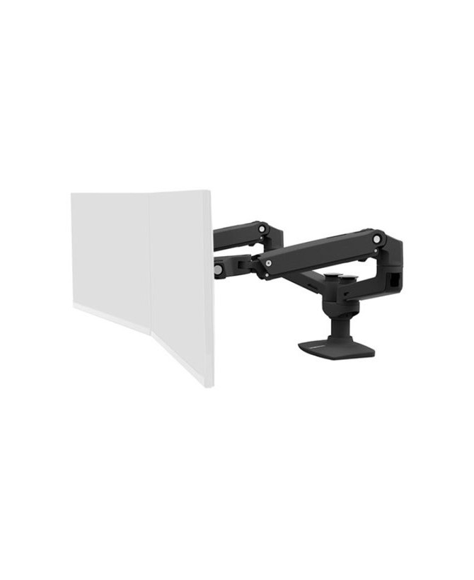 Buy Ergotron LX Dual Desk Mount Side-by-Side Arm in Matte Black 45-245-224 for Monitor