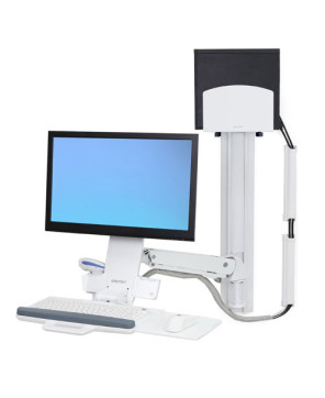 Buy Ergotron StyleView Sit-Stand Combo System in White 45-271-216 for CPU