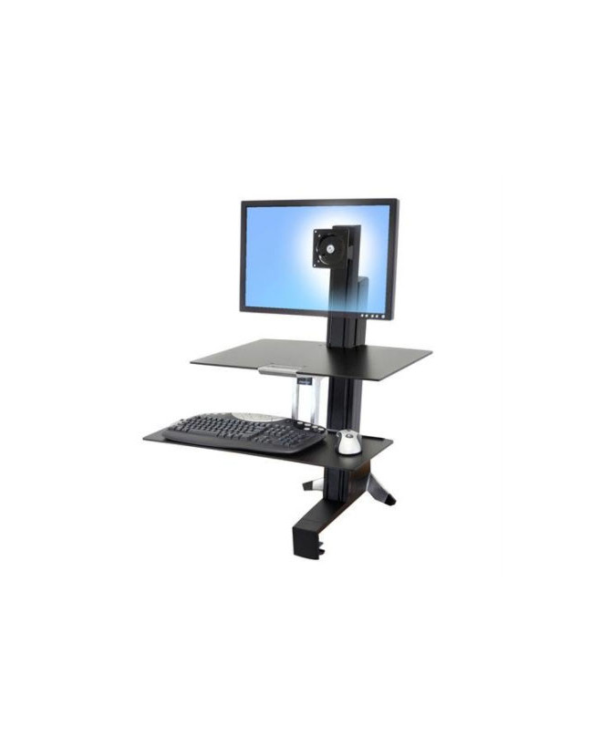 Ergotron WorkFit-S Single HD Workstation with Worksurface 33-351-200