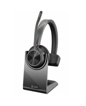 HP Poly/Plantronics Voyager 4310 V4310-M USB-A MS Teams Mono Bluetooth Wireless Headset with Charging Stand 218471-02 / 77Y93AA