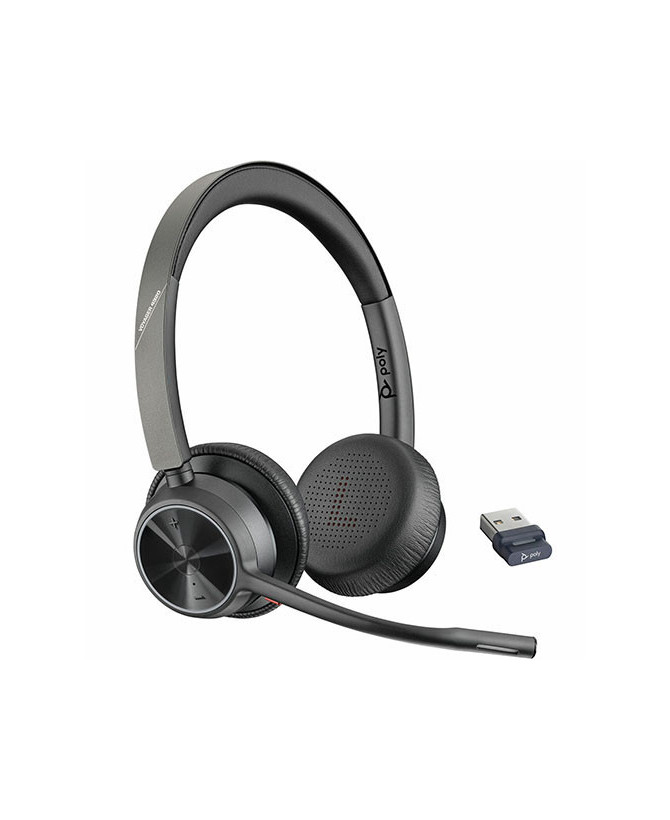 HP Poly/Plantronics Voyager 4320 UC V4320 USB-A Stereo Wireless Headset 218475-01 / 76U49AA