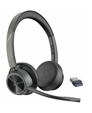 HP Poly/Plantronics Voyager 4320 V4320-M USB-A MS Teams Binaural Bluetooth Headset 218475-02 / 77Y98AA