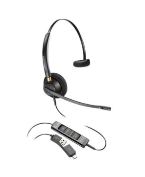 HP Poly/Plantronics EncorePro 515-M USB-C USB-A Mono Wired Headset 218272-01 / 783R1AA