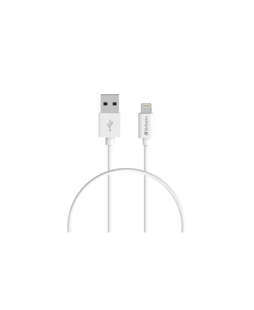 Buy Verbatim 50CM Charge and Sync Lightning Cable 66580 for iPad, iPhone, iPod