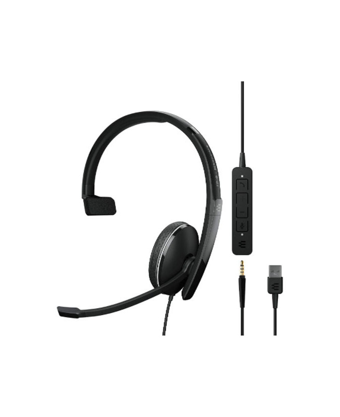 Buy EPOS | Sennheiser ADAPT 135 USB II Mono Wired Headset with 3.5mm Jack and USB Connectivity 1000914