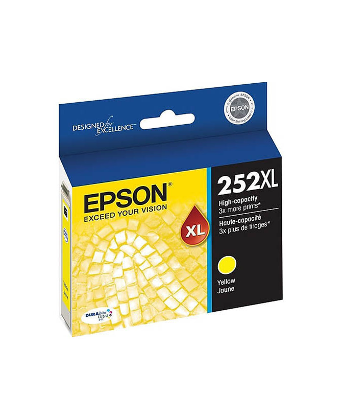 Buy Epson DURABrite Ultra 252XL Yellow Ink Cartridge C13T253492 for WorkForce WF-3640 Printer