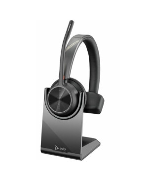 HP Poly/Plantronics Voyager 4310 UC USB-C Bluetooth Mono Wireless Headset with Charging Stand 218474-01 / 77Y96AA