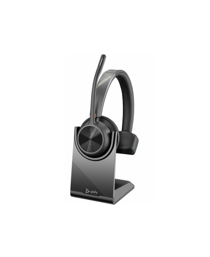 HP Poly/Plantronics Voyager 4310 UC USB-C Bluetooth Mono Wireless Headset with Charging Stand 218474-01 / 77Y96AA