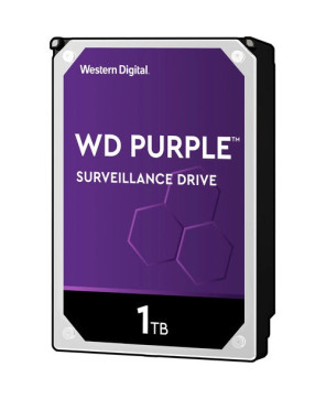 Western Digital 1TB Purple 5400 rpm SATA III 3.5" Internal Surveillance Hard Drive WD10PURZ